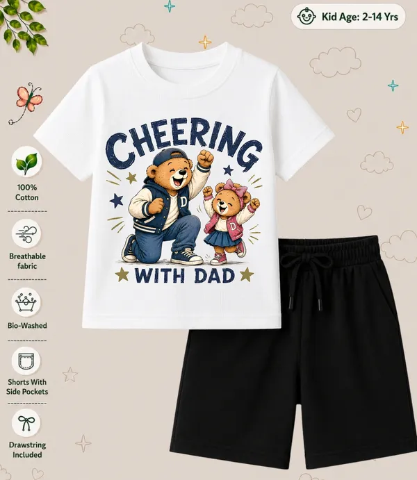 Cheering_With_Dad_Kids_Bermuda_Short_Co-ord_Sets