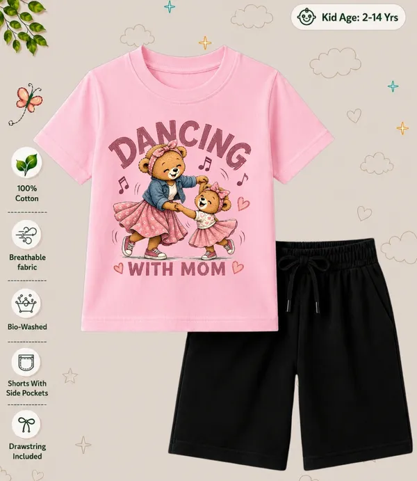 Dancing_With_Mom_Kids_Bermuda_Short_Co-ord_Sets