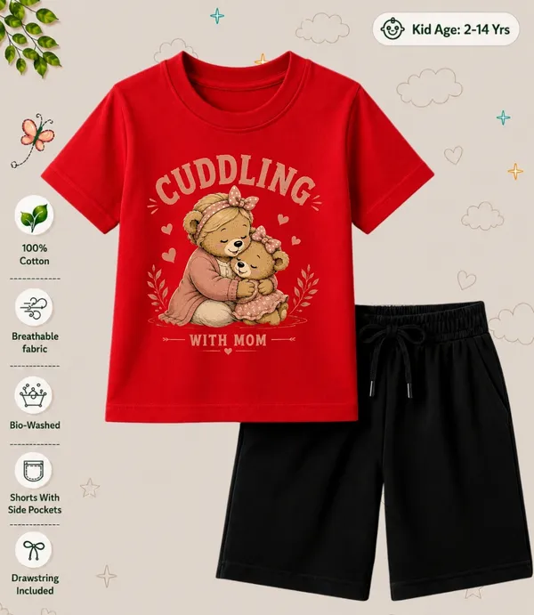 Cuddling_With_Mom_Kids_Bermuda_Short_Co-ord_Sets