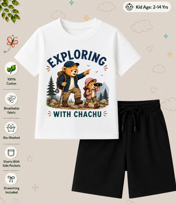 Exploring_With_Chachu_Kids_Bermuda_Short_Co-ord_Sets