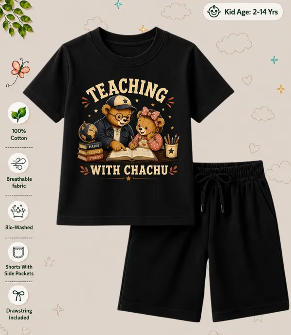 Teaching_With_Chachu_Kids_Bermuda_Short_Co-ord_Sets