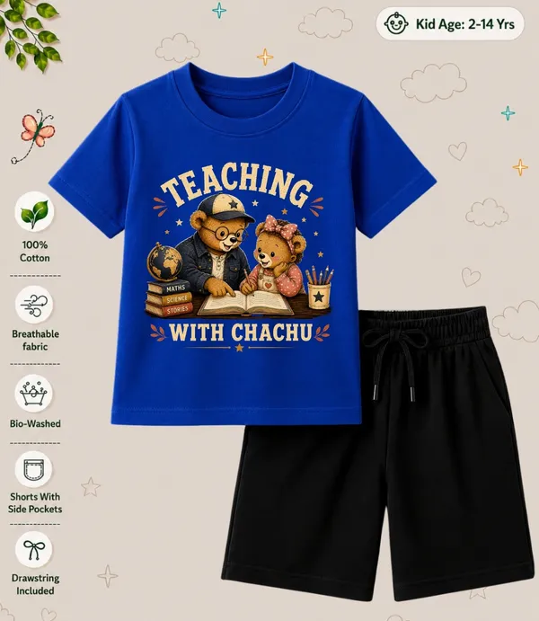 Teaching_With_Chachu_Kids_Bermuda_Short_Co-ord_Sets