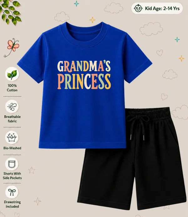 Grandma's_Princess_Kids_Bermuda_Short_Co-ord_Sets