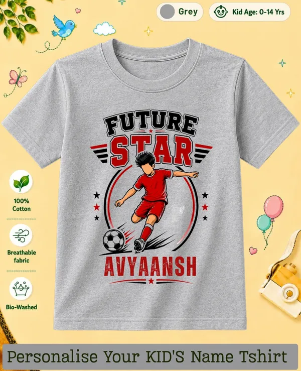 Football_Future_Star_Kids_Custom_Tshirt