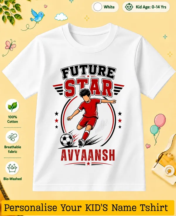Football_Future_Star_Kids_Custom_Tshirt