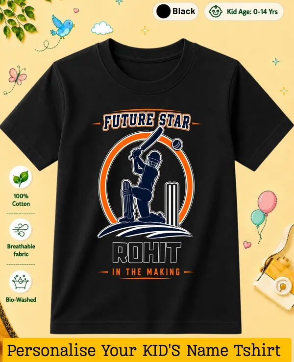 Cricket_Future_Star_Kids_Custom_Tee
