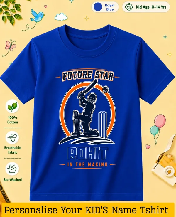 Cricket_Future_Star_Kids_Custom_Tee