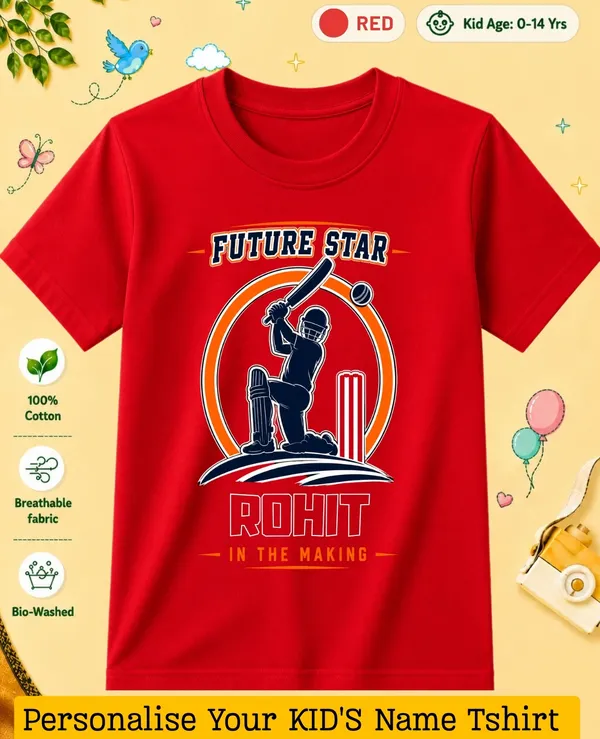 Cricket_Future_Star_Kids_Custom_Tee