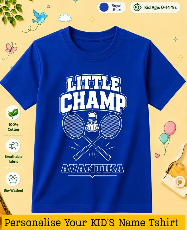 Badminton_Future_Star_Kids_Custom_Tee