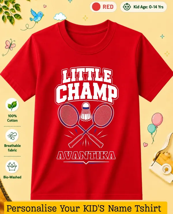 Badminton_Future_Star_Kids_Custom_Tee