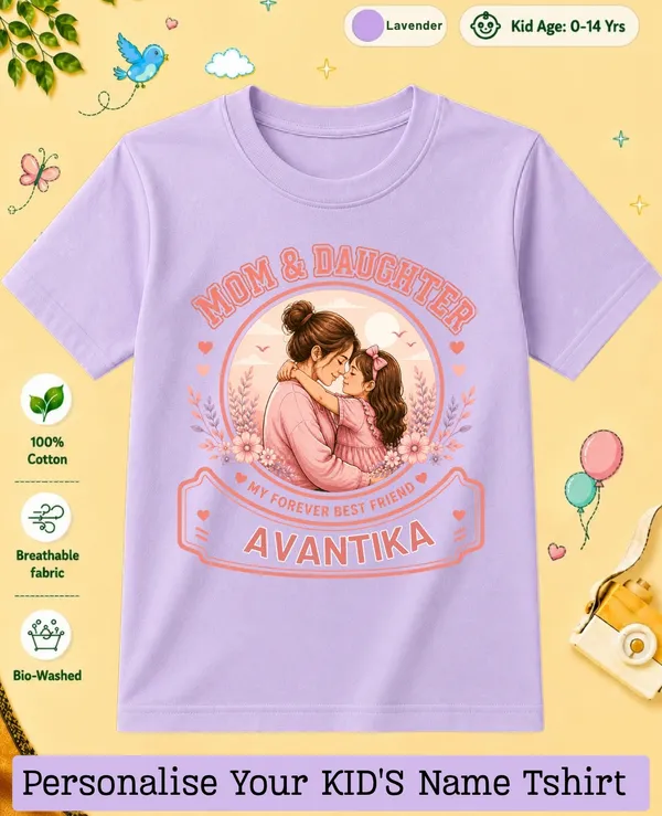 Mom_&_Daughter_Kids_Custom_Tshirt