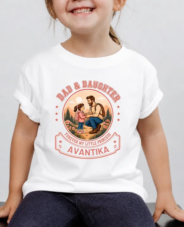 Dad_&_Daughter_Kids_Custom_Tshirt