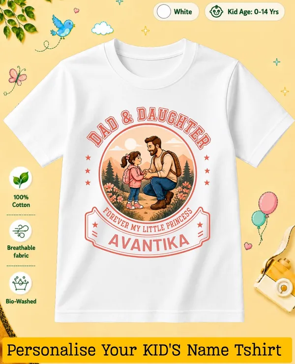 Dad_&_Daughter_Kids_Custom_Tshirt