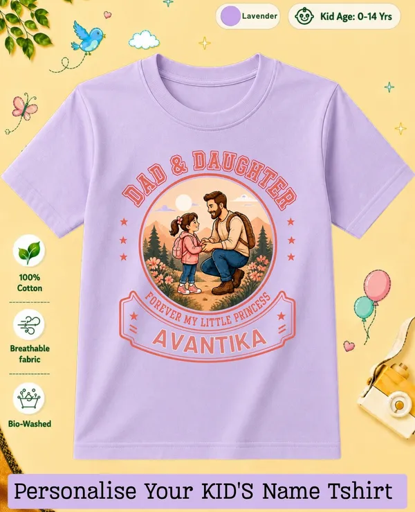Dad_&_Daughter_Kids_Custom_Tshirt
