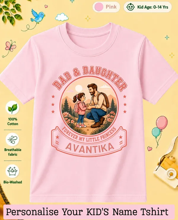 Dad_&_Daughter_Kids_Custom_Tshirt