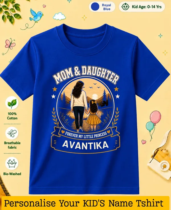 Mom_&_Daughter_Kids_Custom_Tee