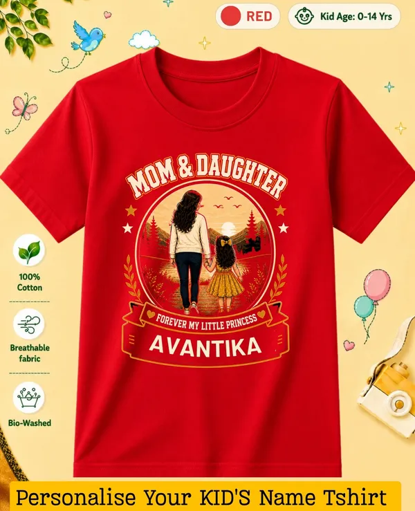 Mom_&_Daughter_Kids_Custom_Tee