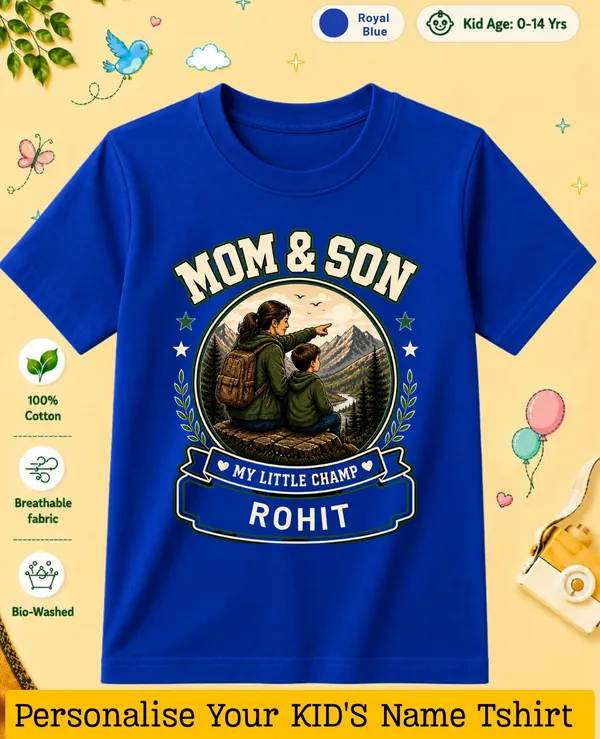 Mom_&_Son_Kids_Custom_Tee
