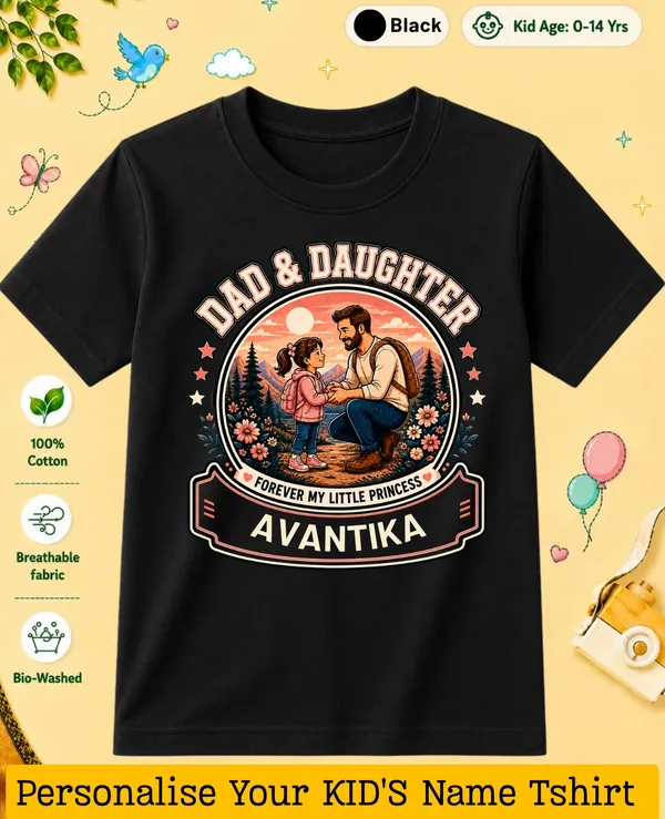 Dad_&_Daughter_Kids_Custom_Tee