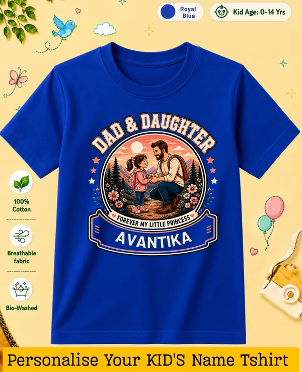 Dad_&_Daughter_Kids_Custom_Tee