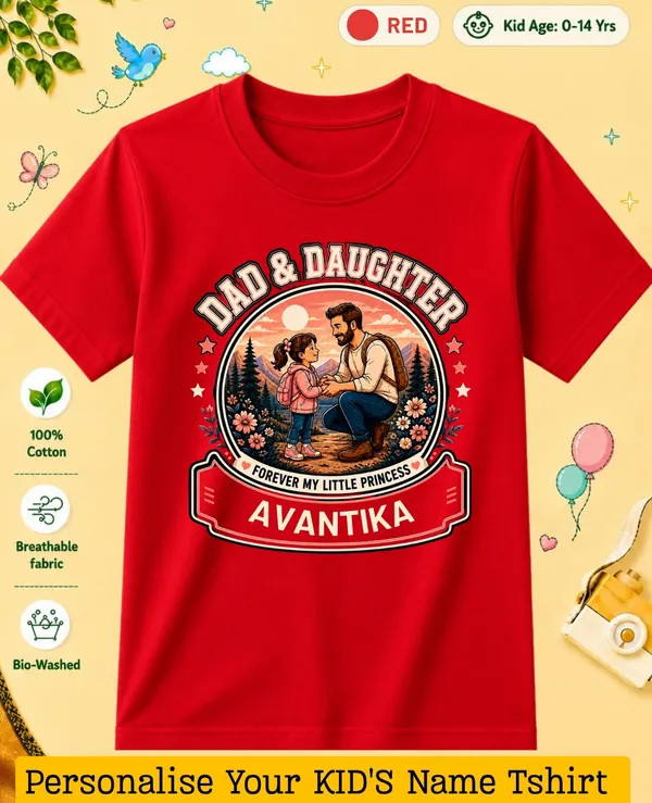 Dad_&_Daughter_Kids_Custom_Tee