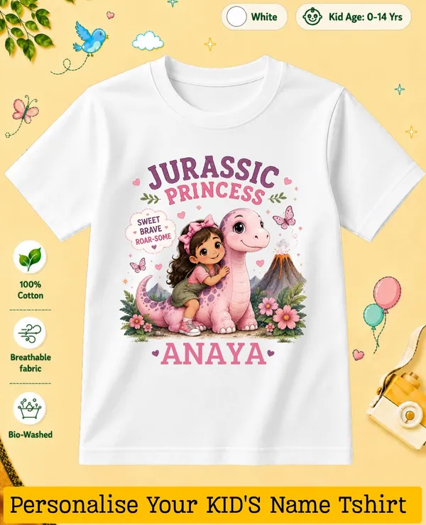 Jurassic_Princess_Kids_Custom_Tshirt