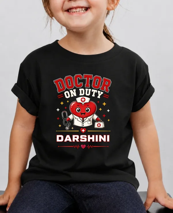Doctor_On_Duty_Kids_Custom_Tee