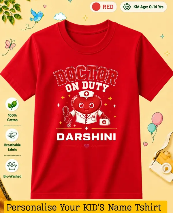 Doctor_On_Duty_Kids_Custom_Tee
