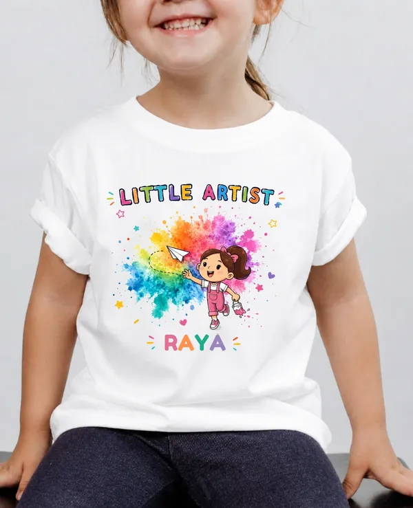 Little_Artist_Custom_Kids_Tshirt
