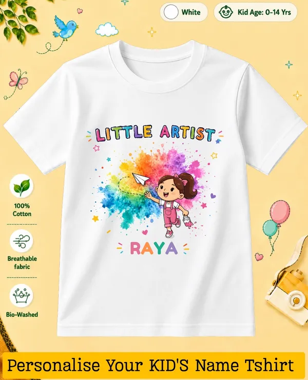 Little_Artist_Custom_Kids_Tshirt