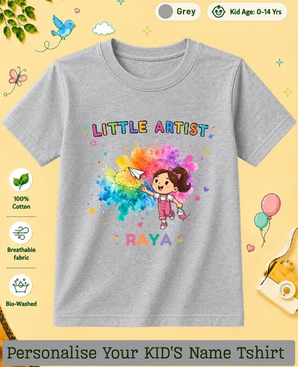 Little_Artist_Custom_Kids_Tshirt