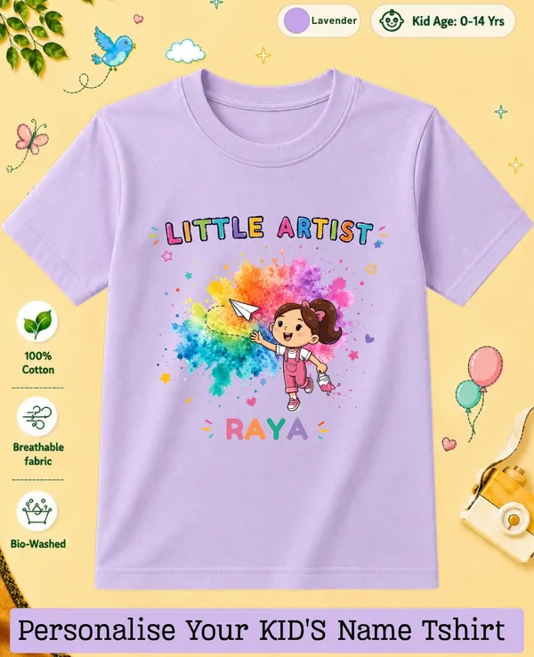 Little_Artist_Custom_Kids_Tshirt