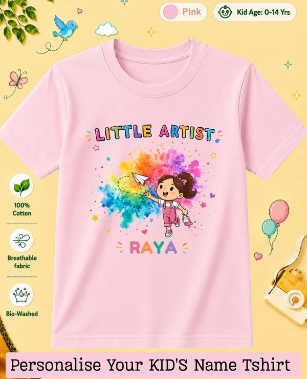 Little_Artist_Custom_Kids_Tshirt