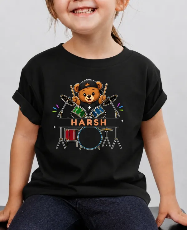 Little_Drummer_Kids_Custom_Tee