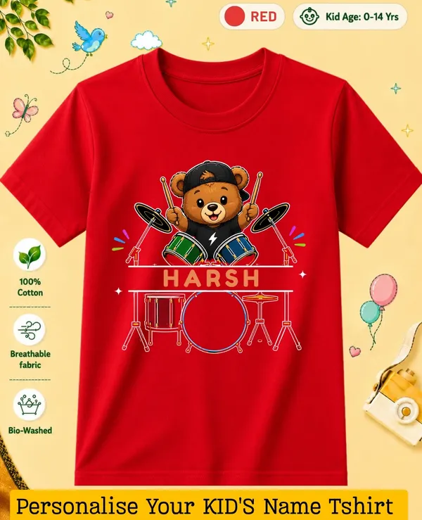 Little_Drummer_Kids_Custom_Tee