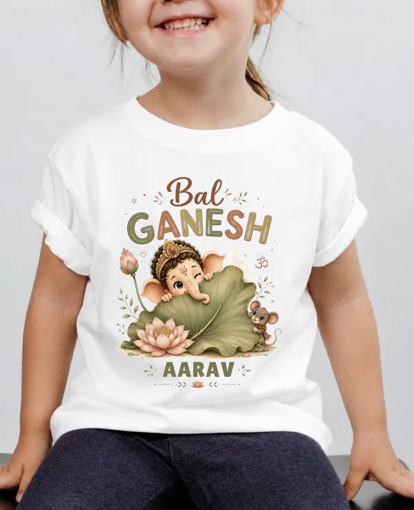 Bal_Ganesh_Kids_Custom_Tee