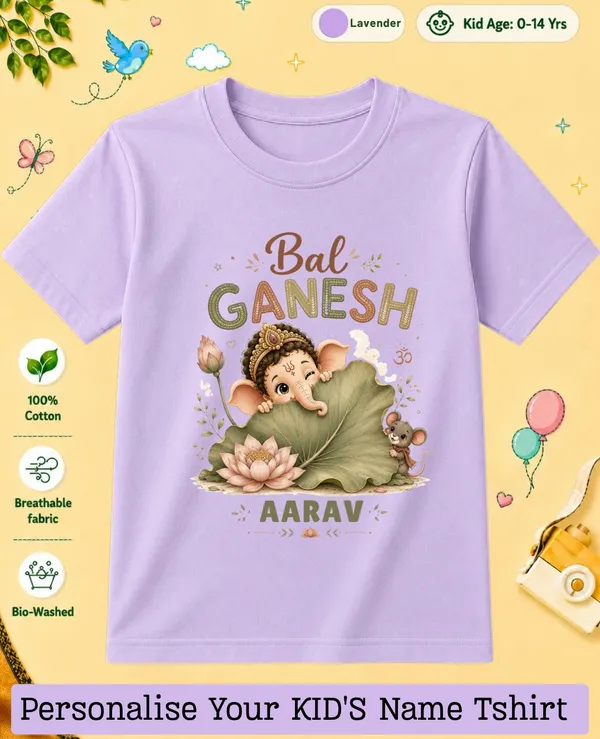 Bal_Ganesh_Kids_Custom_Tee