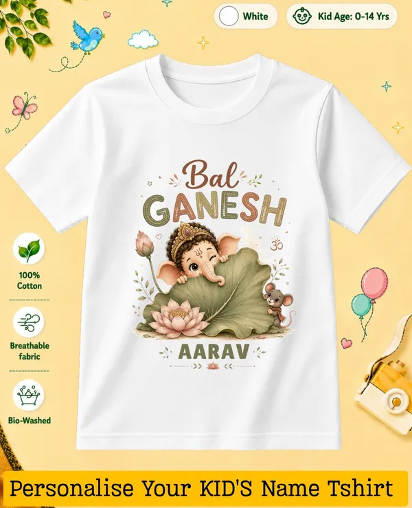 Bal_Ganesh_Kids_Custom_Tee