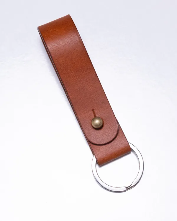 The_Loop_Tan_Full_Grain_Leather_Belt_Loop_Keychain