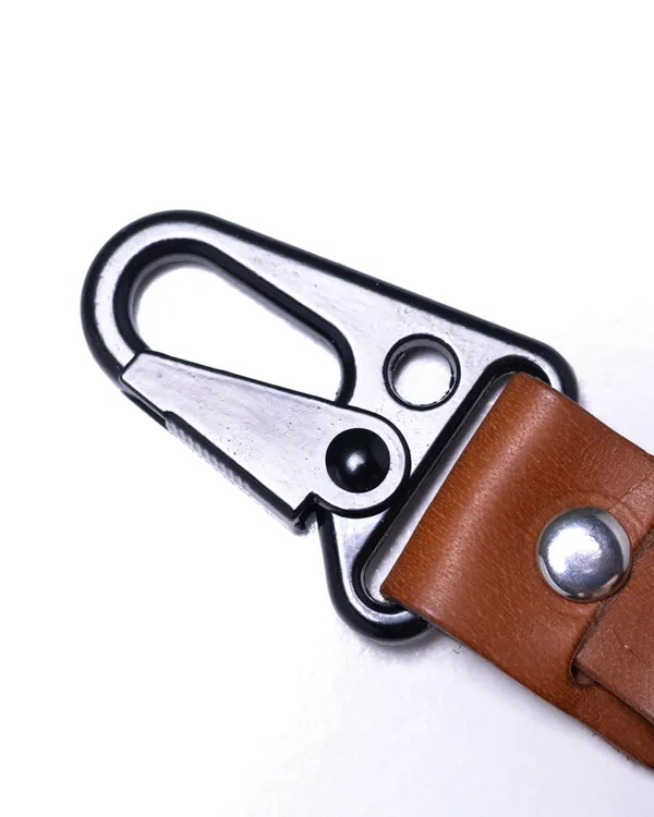 Urban_Trek_-_Tan_Full_Grain_Leather_Metal_Clasp_Biker_Keychain