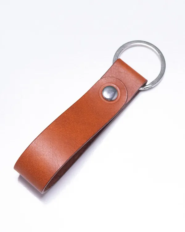 The_Strip_-Tan_Full_Grain_Leather_Keychain