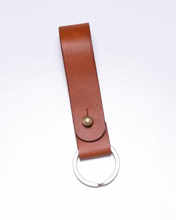 The_Loop_Tan_Full_Grain_Leather_Belt_Loop_Keychain