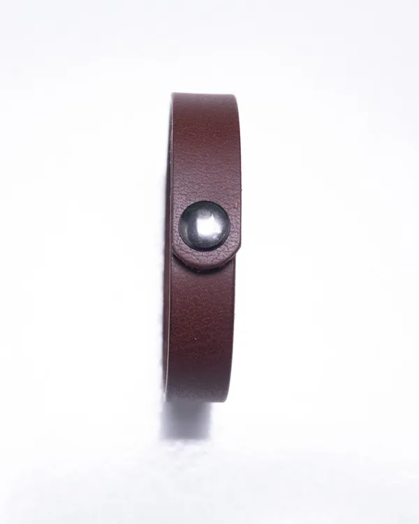The_Strand_-_Brown_Full_Grain_Leather_Wrist_Band