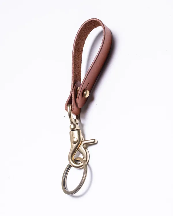 Trigger_Loop_-_Tan_Solid_Brass_Full_Grain_Leather_Belt_loop_Keychain