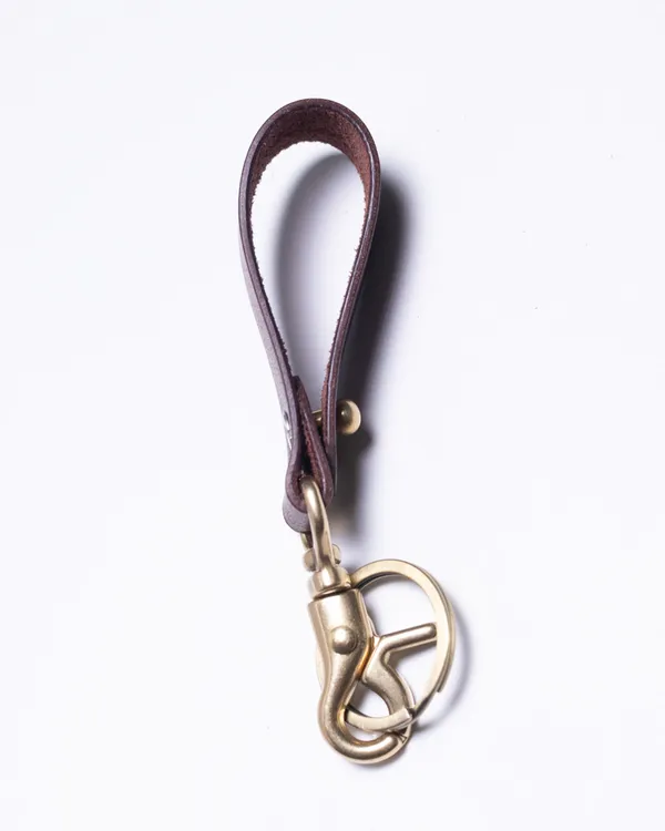 Trigger_Loop_-_Brown_Solid_Brass_Full_Grain_Leather_Belt_loop_Keychain