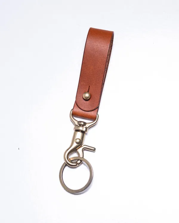 Trigger_Loop_-_Tan_Solid_Brass_Full_Grain_Leather_Belt_loop_Keychain