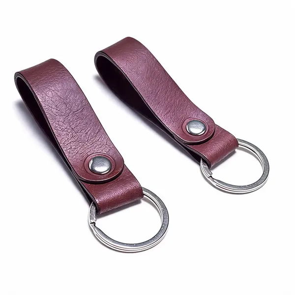 The_Strip_-_Brown_Full_Grain_Leather_Keychain_-_Pack_of_2