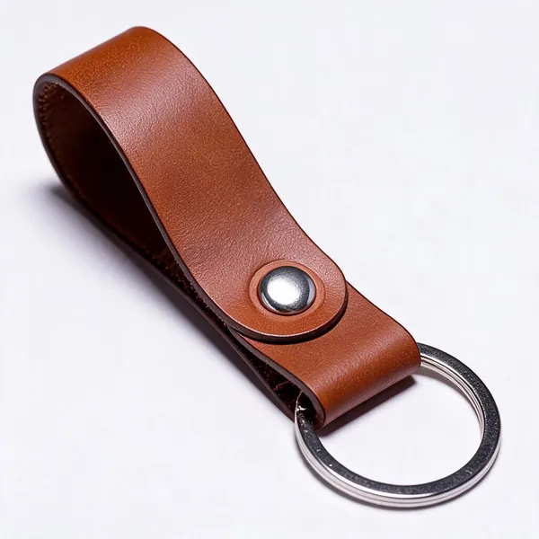 The_Strip_-Tan_Full_Grain_Leather_Keychain_-_Pack_of_2
