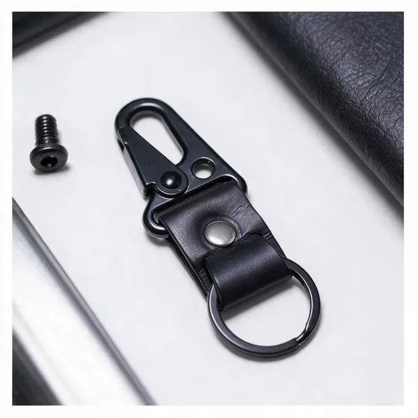 Urban_Trek_-_Black_Full_Grain_Leather_Metal_Clasp_Biker_Keychain
