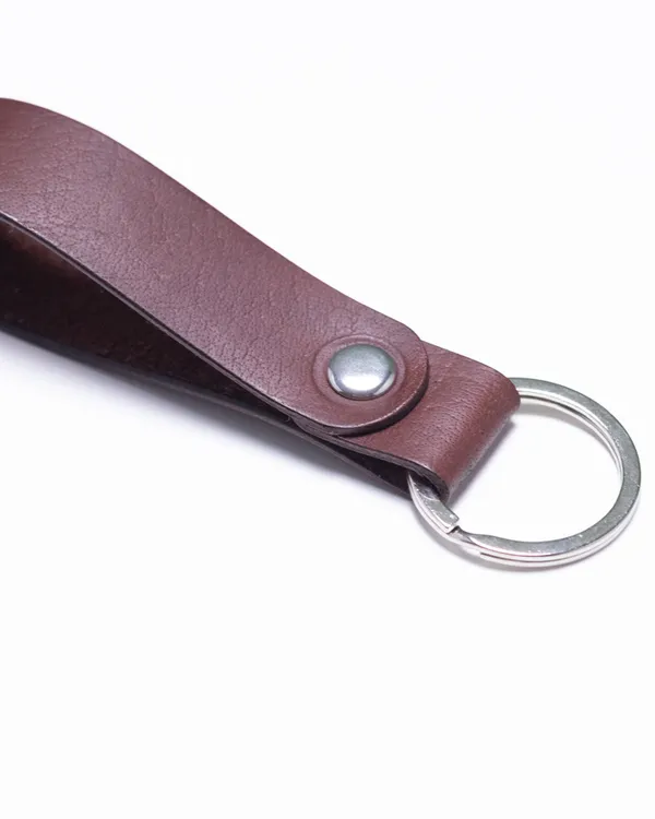 The_Strip_-_Brown_Full_Grain_Leather_Keychain